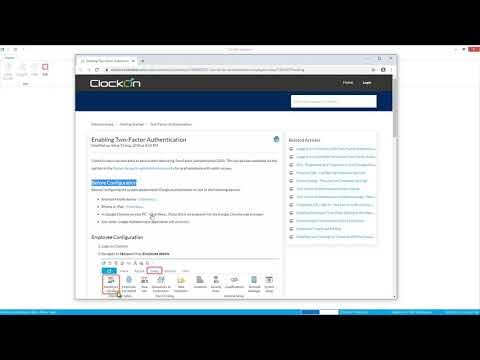 Two-Factor Authentication (2FA) Setting up user logins...