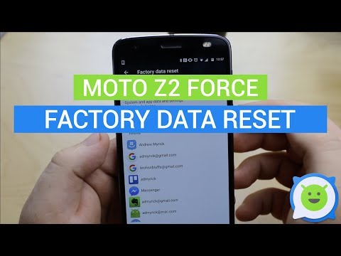 Moto Z2 Force: How to perform a Factory Data Reset