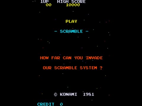 Scramble Review for the Arcade by John Gage