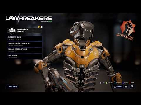 LawBreakers - All Classes Overview & Test Play