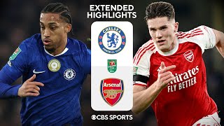 Chelsea vs. Arsenal: Resumen extendido | Semifinal de la Copa Carabao, partido 1 | CBS Sports