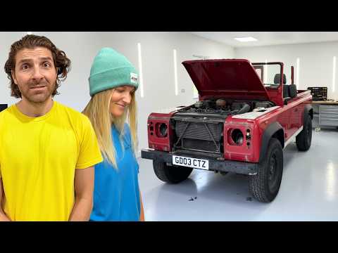 REBUILDING A WRECKED LAND ROVER DEFENDER FOR MY WIFE