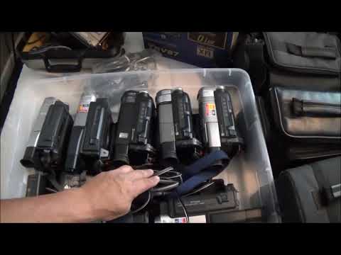 Gilbert's vintage camcorder collection! (Buying Sony 8mm camcorders on Ebay)