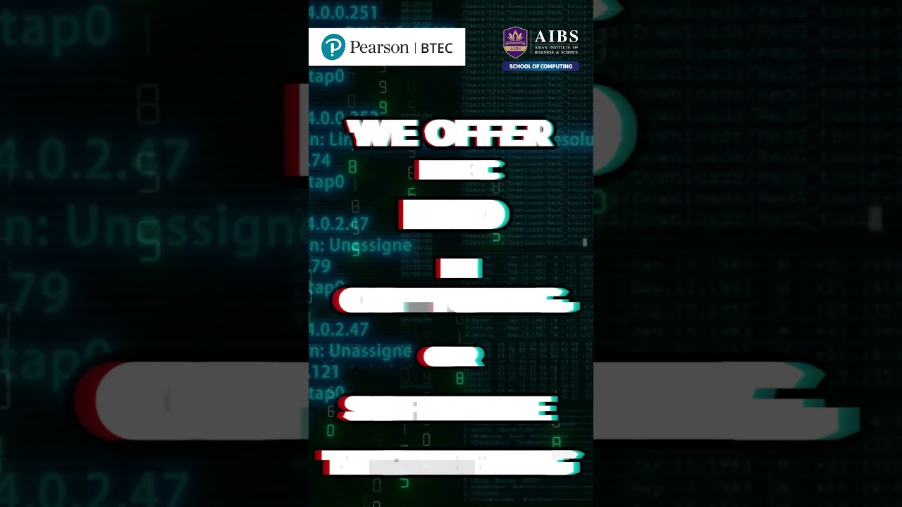 Start your BSc (Hons) Computing and Software Engineering programs with AIBS