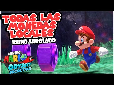 Secretos y Trucos Super Mario Odyssey #35 - Todas las monedas locales del Reino Arbolado