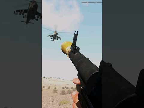 RPG 7 Vs Russian Mi 24 Helicopter. Arma 3 RPG Expert. #arma3 #gaming