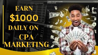 CPA MARKETING FOR BEGINNERS - cpa marketing free traffic method. thumbnail