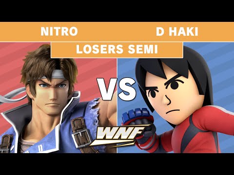 WNF 3.2 Nitro (Richter) vs D Haki (Mii Brawler) - Losers Semi Finals - Smash Ultimate