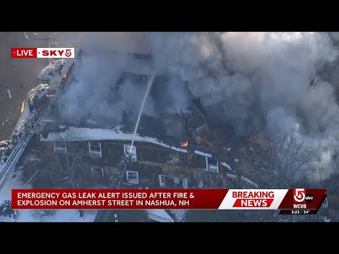 Firefighters injured in NH fire, building explosion