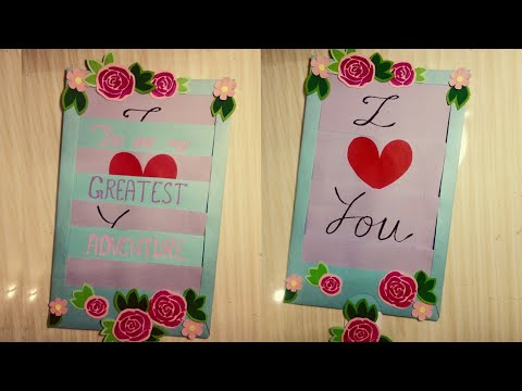 Two image sliding gift card 《tutorial》 | Gift card for loved ones | DIY gift cards | easy gift card
