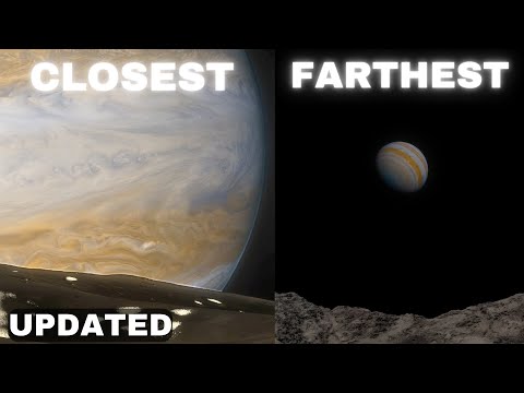 View from Closest Moon Vs Farthest Moon of Every Planet (Solar System - Updated)