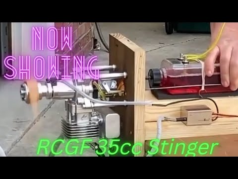 RCGF Stinger 35RA first start up and break in