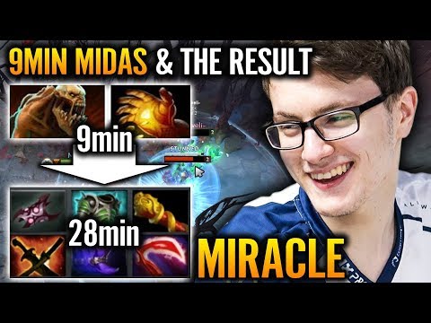 If you Think MIDAS is Not Good 7.20 WATCH THIS - Miracle [Lifestealer] WTF Farm Epic Pro Dota 2