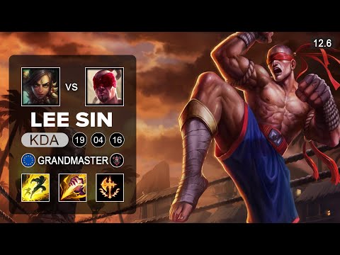 Lee Sin vs Nidalee Jungle - EUW Challenger - Patch 12.6 Season 12