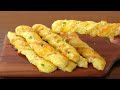 Honey Butter Cheese Garlic Twist Crispy Cheese Bread Stick No Fermentation