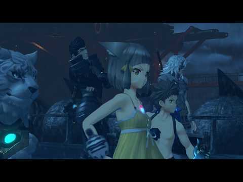 Xenoblade Chronicles 2 Swimsuit Edition Cutscene 008 - Drivers and Blades
