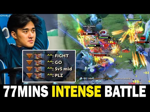 ABED MID SNAPFIRE - 77MINS INTENSE BATTLE | DOTA 2 Gameplay