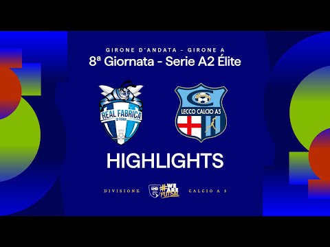 Real Fabrica 6-5 Lecco | Goals and highlights | Matchday 8 | Serie A2 Elite 2025/2026 - Group A