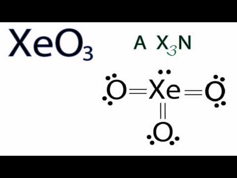 XeO3 Molecular Geometry / Shape and Bond Angles