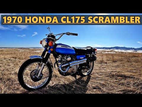 Why you need a Vintage Honda CL175 Scrambler.