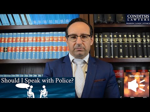 Michal Mantaj - Should You Speak With Police? | CONDITSIS LAWYERS