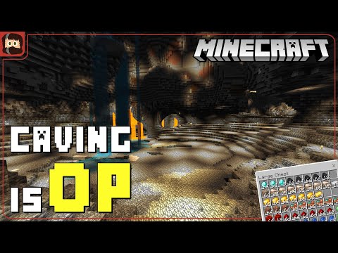 Caving Gives MASSIVE Resources | Bedrock Guide s2 ep7 | Minecraft 1.18 Caves and Cliffs Survival