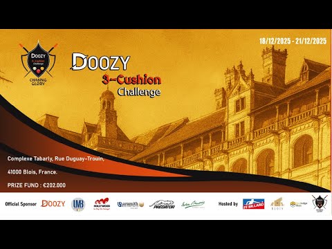 ▸ T1 - Doozy - 3-Cushion Challenge 2025 - Day 1