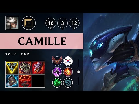 Camille Top vs Renekton - KR Grandmaster Patch 25.18