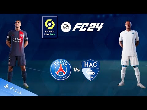 FC 24 - PSG vs Le Havre | Ligue 1 23/24 MatchComplet | PS4™