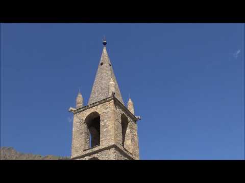 ANTICO CAMPANILE DI S. STEFANO A PIETRAPORZIO (CN) IN VALLE STURA. GIOV. 15 - 8 - 2019