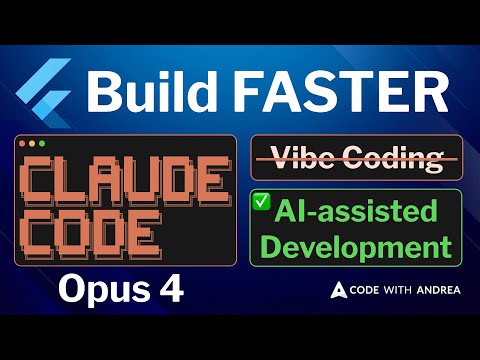 Build Flutter Apps FASTER with Claude Code Opus 4 [Crash Course]
