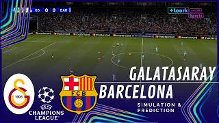 Galatasaray vs Barcelona UEFA Champions League 26/27 ✅ | Full Match Simulation/Prediction