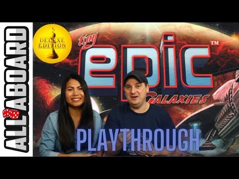TINY EPIC GALAXIES | Board Game | 2 Player Playthrough | Taking Command of the Cosmos