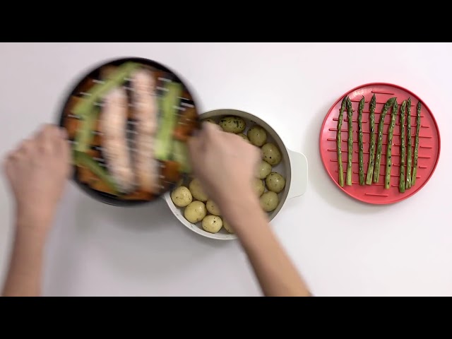 Video teaser for M-Cuisine - Stackable cooking set by Joseph Joseph