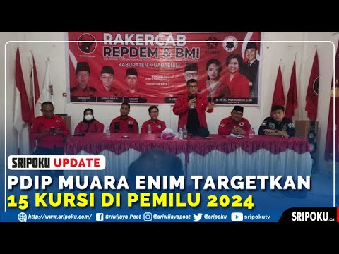 Gelar Rakercab, PDI Perjuangan Targetkan 15 Kursi DPRD Kabupaten Muara Enim 2024