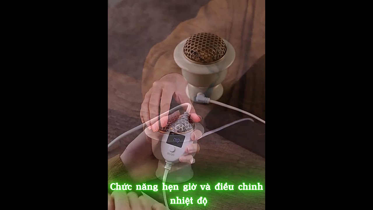 Lư Xông Trầm Hương Dùng Điện | Điều Chỉnh Nhiệt Từ 60–520 °C