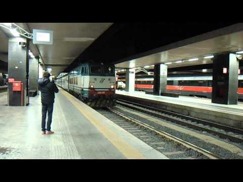 E656.091 in partenza con l' ICN 1955 Roma Termini - Siracusa/Palermo Centrale