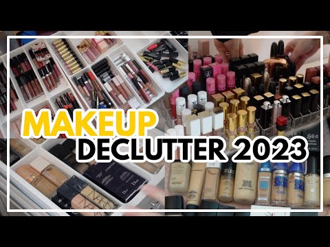 Makeup Declutter 2023 ♡ Throwing Away My Makeup Collection!