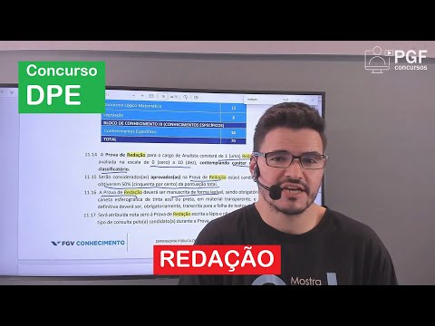 Redação para Analista do DPE: Análise do edital