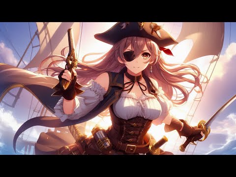 Dig - pirate music by Badger Sounds - anime AI video #music #pirates #pirate #anime
