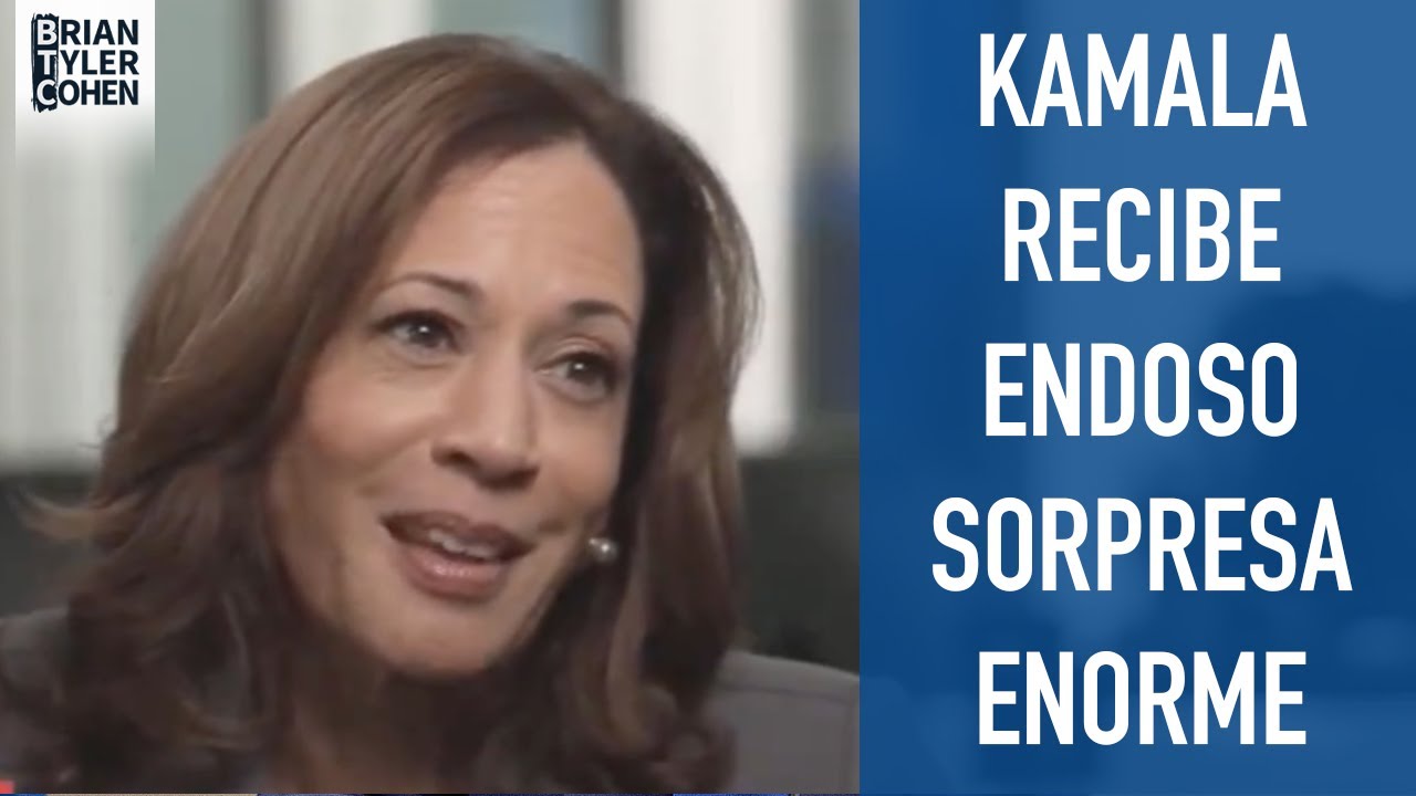 ¡Kamala Harris Recibe ENDOSO SORPRESA ENORME!