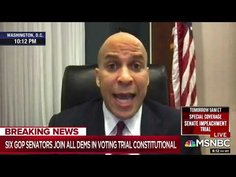 Senator Cory Booker Discusses Day One Of Trump