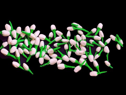 Jasmin buds making craft | nadha husains | nadeera | diy