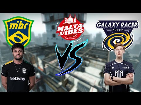 MIBR vs Galaxy Racer PRIMEIRO MAPA VERTIGO MD3 Eden Arena Malta Vibes