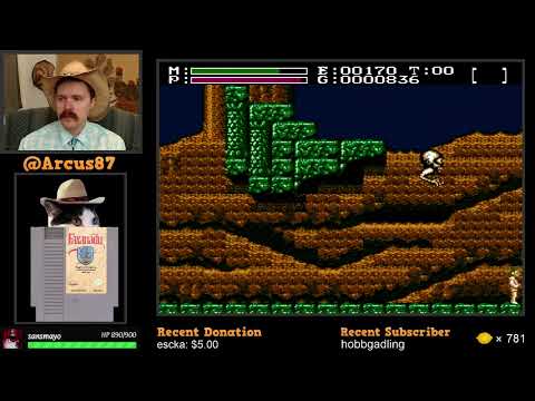 Faxanadu (NES) casual playthrough by Arcus
