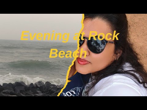 Day 1 Evening Spent at Rock Beach | Pondicherry | Street Food | Wood Fire Pizza #vlogs #travelvlog 