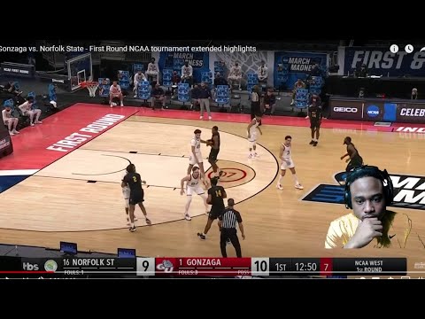 Gonzaga vs. Norfolk State - First Round NCAA tournament highlights Reaction