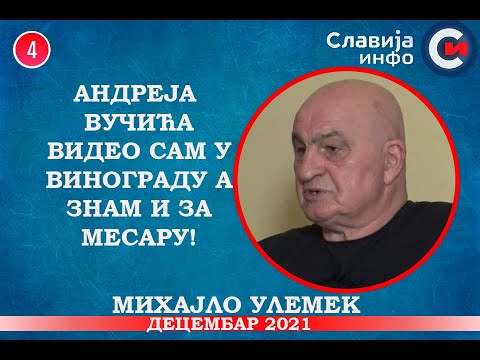 INTERVJU: Mihajlo Ulemek - Andreja Vučića video sam u vinogradu, znam za mesaru! (2.12.2021)