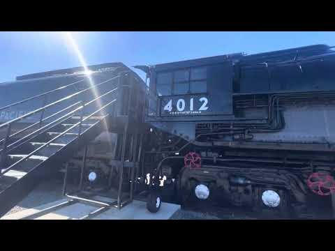 UP 4012 at Steamtown NHS After cosmetic Restoration. 2024
