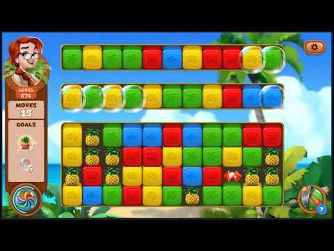 Lost Island Blast Adventure Level 674 - NO BOOSTERS 🏝️ | SKILLGAMING ✔️